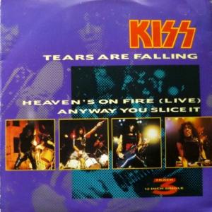 Kiss - Tears Are Falling (+ Postcard!)