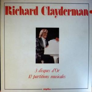 Richard Clayderman - 3 Disques d'Or - 10 Partitions Musicales