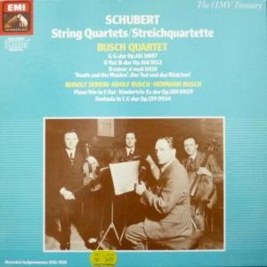 Franz Schubert - String Quartets (feat. Busch Quartet)