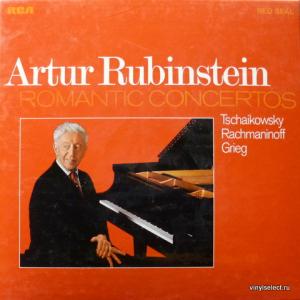 Artur Rubinstein - Tschaikowsky, Rachmaninoff, Grieg ‎– Romantic Concertos