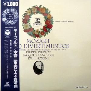 Wolfgang Amadeus Mozart - Cinq Divertimentos Pour Hautbois, Clarinette Et Basson, KV 229, №1-5