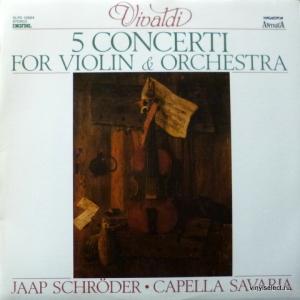 Antonio Vivaldi - 5 Concerti For Violin & Orchestra