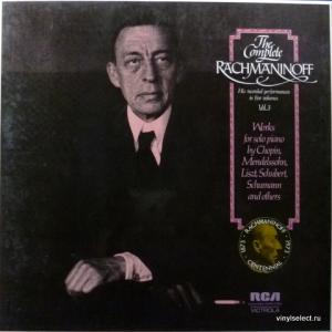 Сергей Рахманинов (Sergei Rachmaninoff) - The Complete Rachmaninoff, Vol.3 (3LP Box)