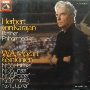Wolfgang Amadeus Mozart - 6 Sinfonien (Herbert von Karajan, Berliner Philharmoniker)