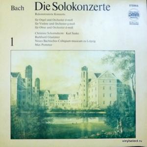Johann Sebastian Bach - Die Solokonzerte 1, Rekonstruierte Konzerte Für Orgel Und Orchester D-moll / Violine Und Orchester G-moll / Oboe Und Orchester D-moll