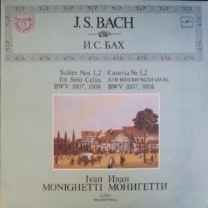 Johann Sebastian Bach - Suites Nos.1,2 For Solo Cello BWV 1007,1008 (feat. Ivan Monighetti) (Export Editon)