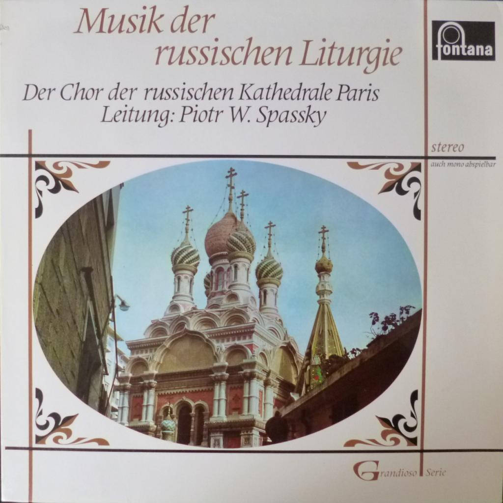 Russian Orthodox Cathedral Choir Of Paris - Musik Der Russischen Liturgie